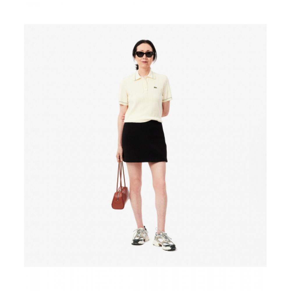 

Lacoste Wool Mini Skirt For Women [black] 038