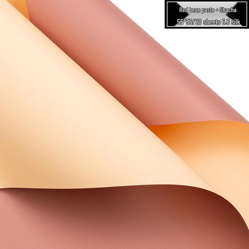 Tweekleurig Bloemenboeket Inpakpapier voor Verse Bloemen - Oya Papier