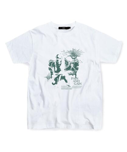 ESCAPEFROM Green Pain & Gain T-Shirt White