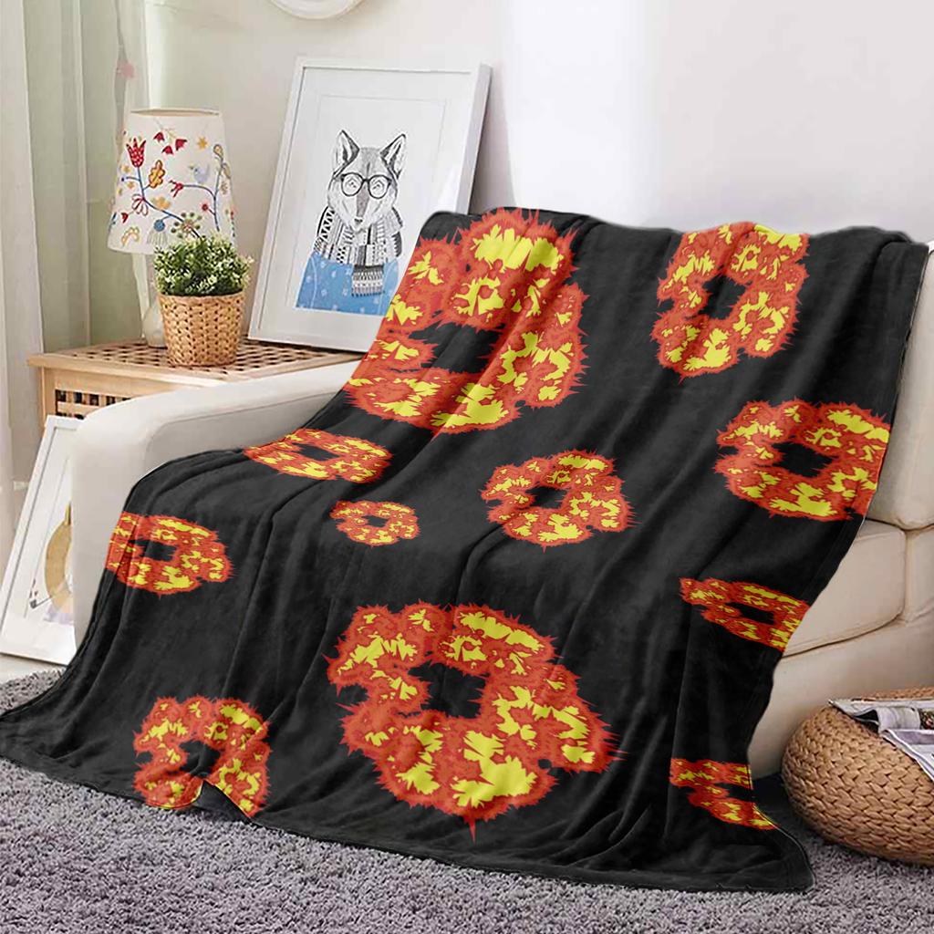 Luxury Comfort T-Tears Printed Soft Plush Blanket for Sofa Fashion Living Room Office Bedroom Travel Gift Single-sided