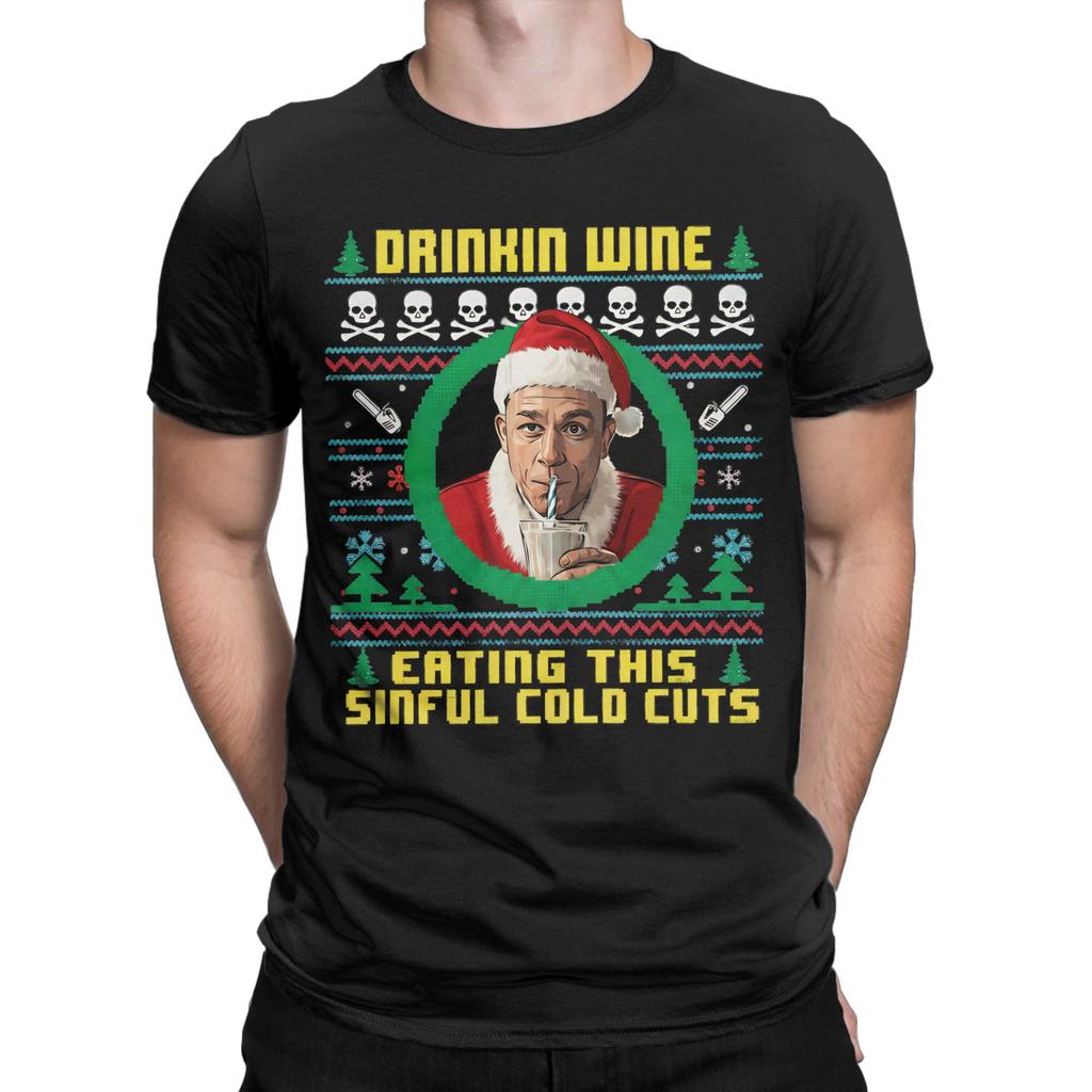 Mens Womens Charlie Hunnam Ed Gein Im Going Drinking Yes I Am Christmas  Shirt 100% Cotton Graphic Printed T-Shirt  Top Clothing
