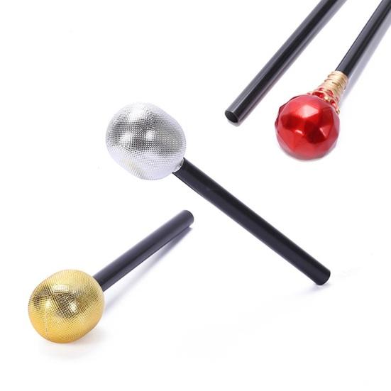 Kids King Scepter Cosplay Role Play Dress-up Themed Parties Halloween Costume Prop Children Performance Prince Walking Stick Toy