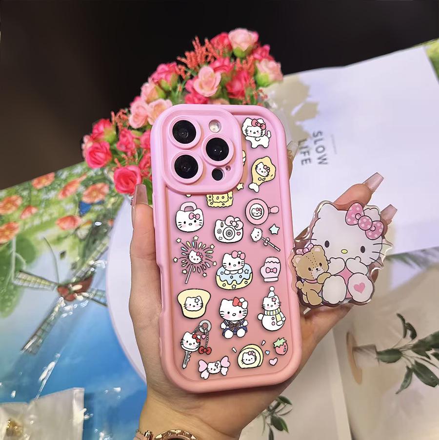 Sanrio KT 15PM Airbag Bracket Phone Case for Apple 11