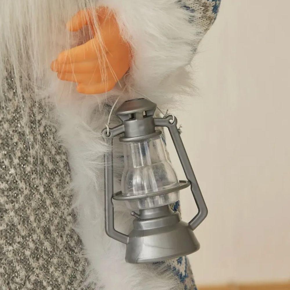 Plush Santa Claus Doll Standing Santa Claus Toy Exquisite Santa Claus  Statue Ornaments  Navidad