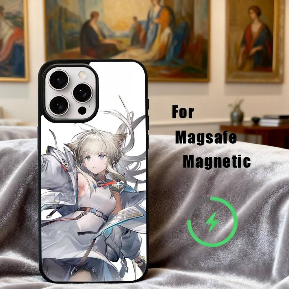 A-Arknight-T E-Enfield G-Game Phone Case For iPhone17,16,15,14,13,12,11 Plus,Pro Max Magnetic For Magsafe Wireless Charging