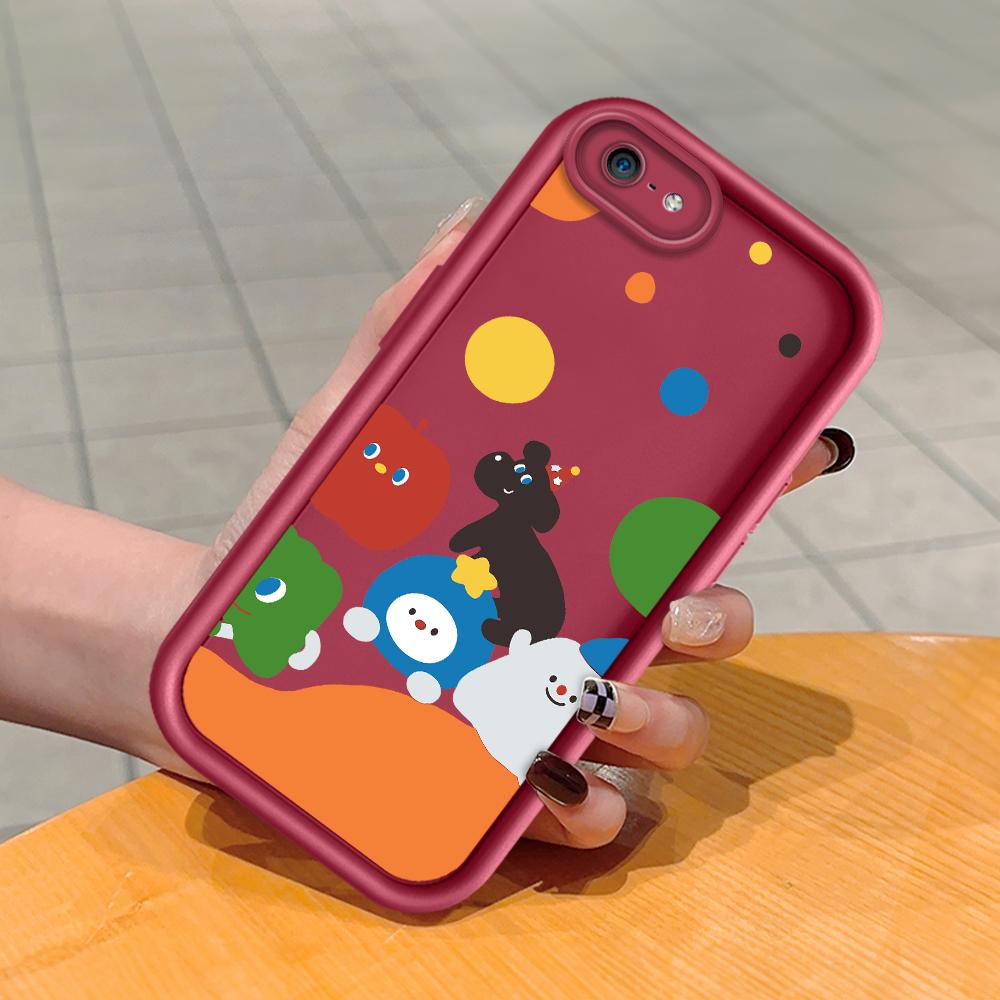 Soft Silicone Square Ladder Printing Pattern Phone Casing Full Cover Camera Shockproof Protection Rubber Case for iPhone Infinix Tecno OnePlus