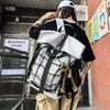 Motorcycle style high-end men's backpack workwear trendy men's backpack trendy brand sports cycling helmet bag