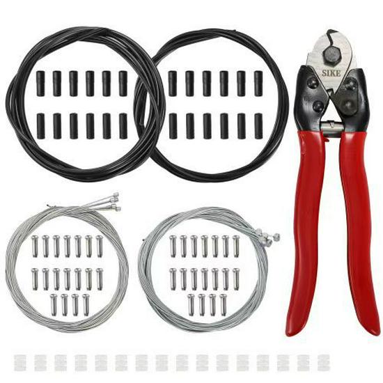 Bicycle Brake & Shifter Cable Housing Set - Universal 5mm/4mm for Mountain/Road Bikes