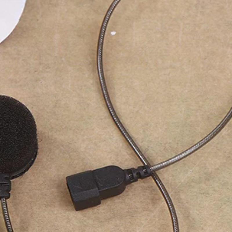 For Cardo Freecom/Spirit Motorcycle Helmet Bluetooth Intercom Soft Wire Microphone Hard Wire Microphone And 3.5mm Speaker
