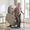 Electric Recliner Chair Massage Vibration And Heat In Pu Gray