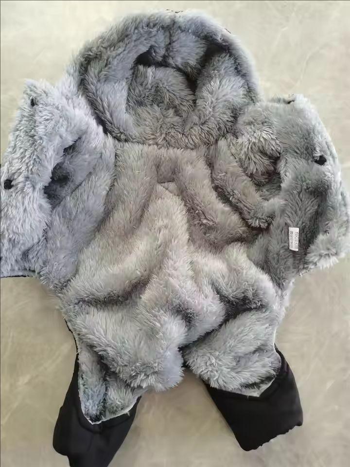 Thicken Warm Dog Jumpsuit Winter Pet Dogs Clothes for Chihuahua Coat Waterproof Hoodie Puppy Overalls Poodle Jacket Pet Apparel