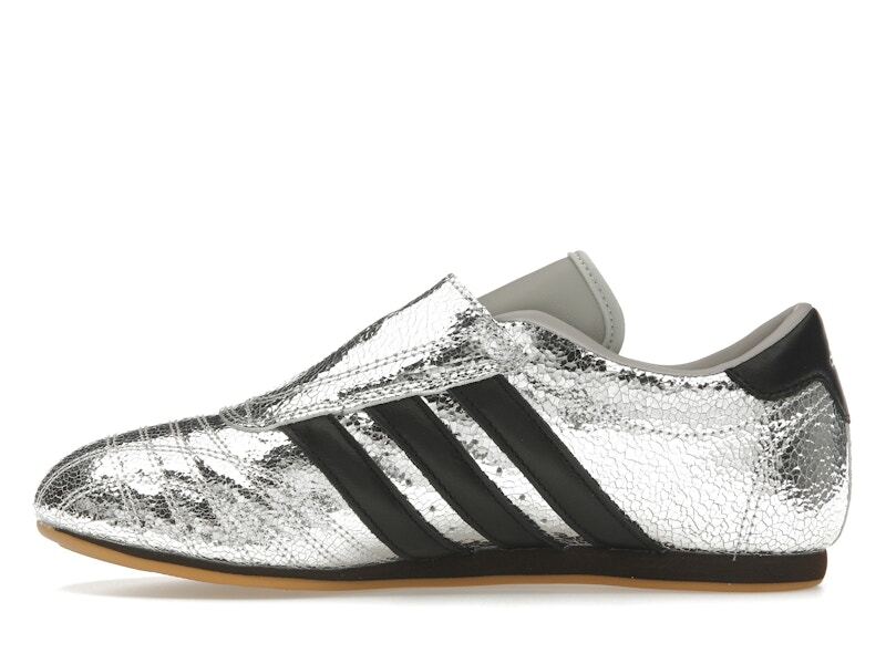 Adidas Taekwondo Silver Metallic Black JH9664 Women's Size