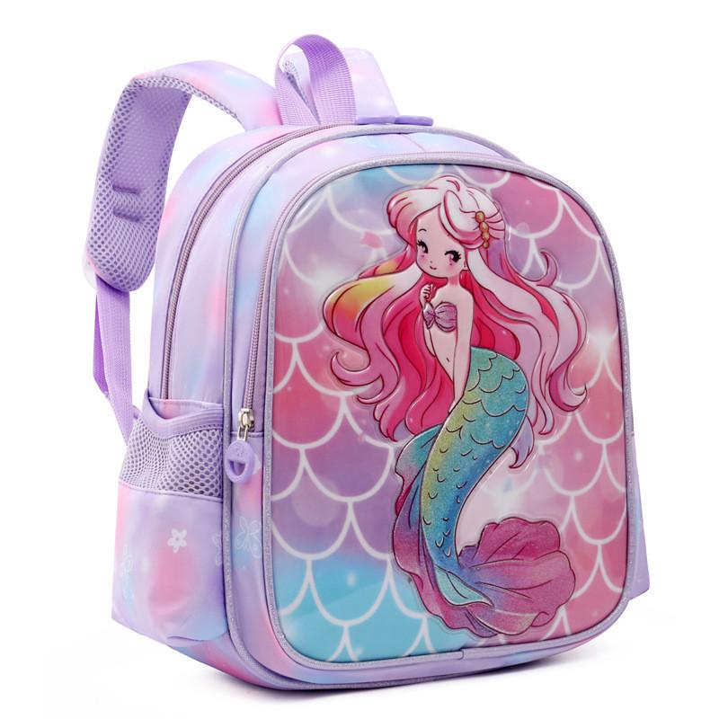 Cute Cartoon Unicorn Kids Backpack Breathable Oxford Cloth Lightweight School Bag