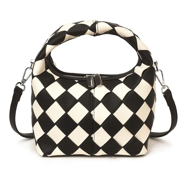 Woven handbag diagonal span bag niche highend new chain single shoulder messenger bag bag women