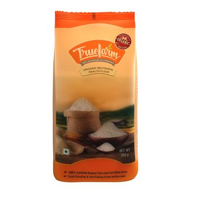 Mąka wieloziarnista (500 g), Bio Mąka Wielozbożowa Zdrowotna, Truefarm
