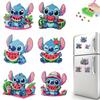 6pcs/Set Knee Eating Series Diamond Painting Magnets for Refrigerator Diamond Art Fridge Magnets for Adults Diamond Art Refrigerator Magnets Kits