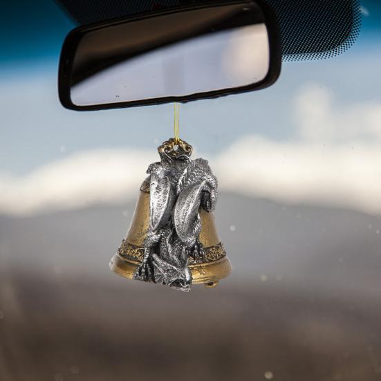 Подвесное украшение для автомобиля в стиле динозавра, акриловый подарок в мультяшном стиле, милый декоративный кулон, подвески для рождественского декора