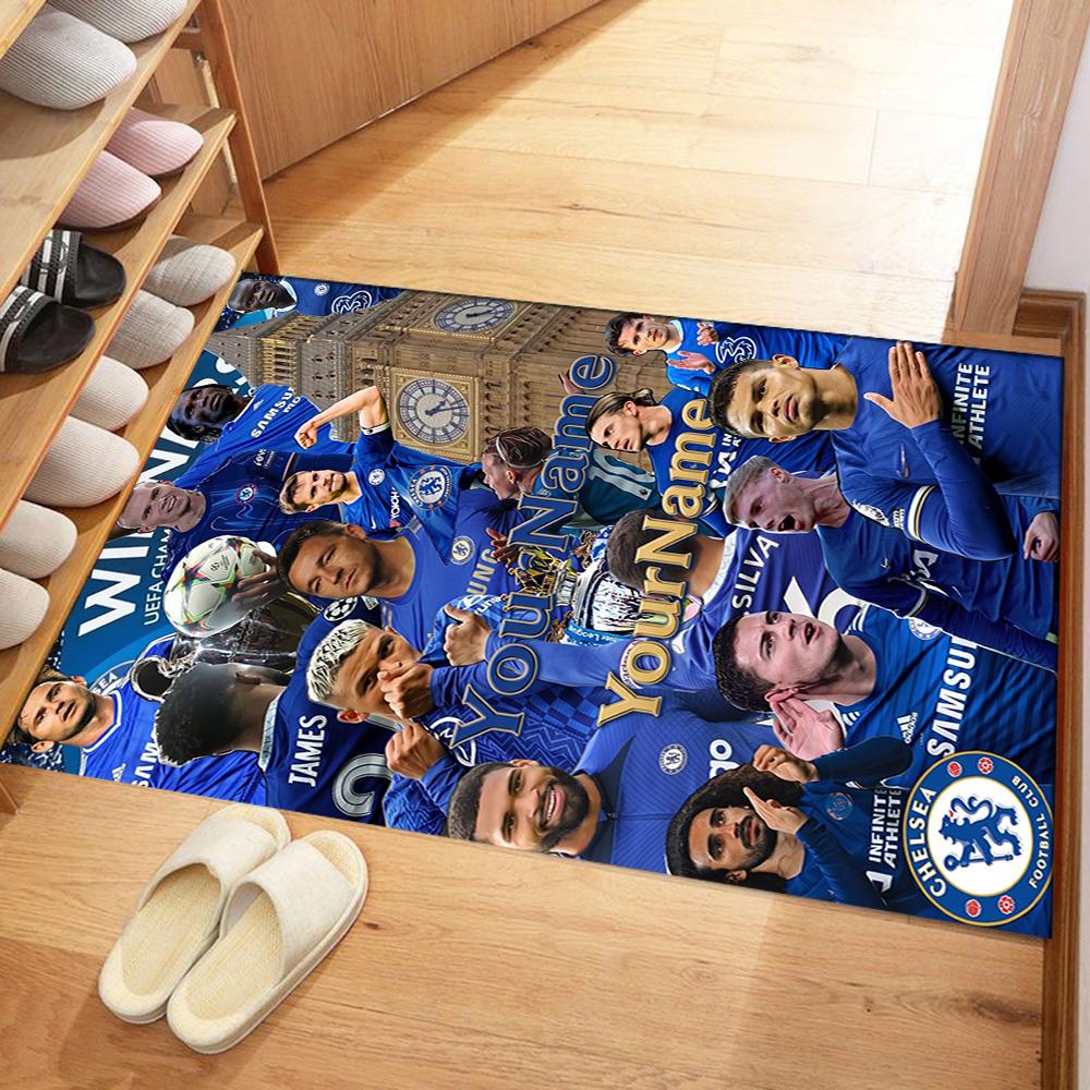 Chelsea Personalized Name Carpet Suitable for Foyer Bedrooms Playrooms Outdoor Anti-slip Rug Anime Office Decor Birthday/Christmas Gift