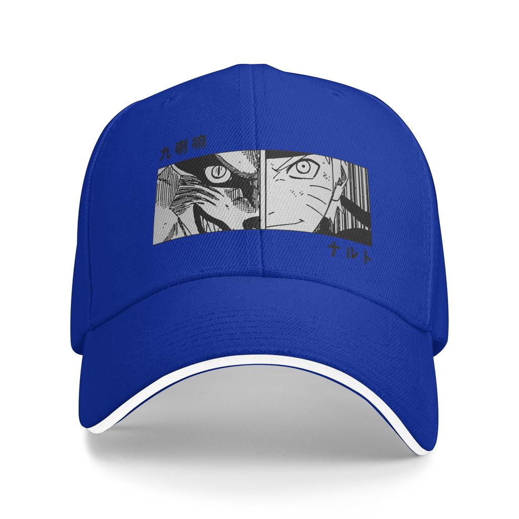 Kurama and Naruto Women Unisex Baseball Cap Casual Outdoor Cap Anime Unisexga Fashion Snapback Hats Spring Adjustable Hat