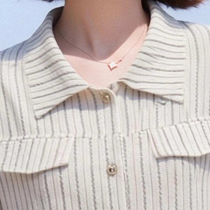 Pastel Women's Striped Shirt & Wide-Leg Pants Set
