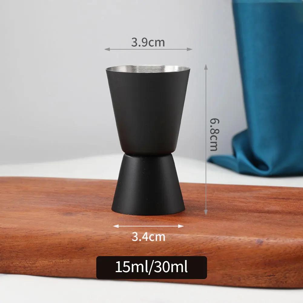 15/30ml or 25/50ml Stainless Steel Cocktail Shaker Measure Cup Dual Shot Drink Spirit Measure Jigger Kitchen Gadgets