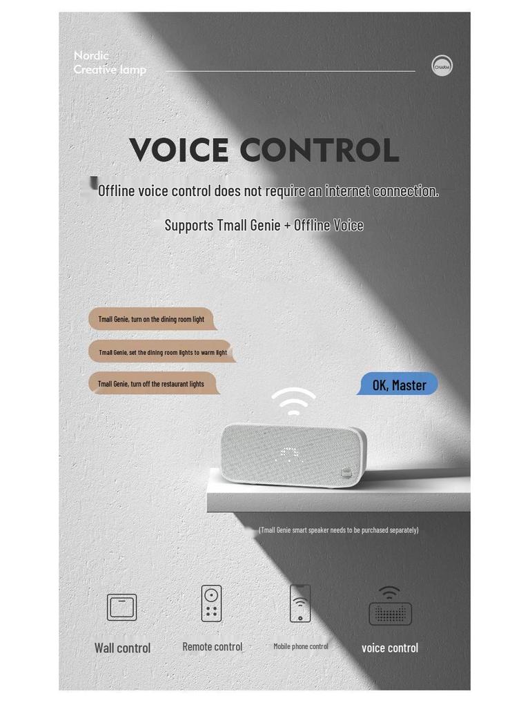 2024 Smart Full Spectrum Ceiling Light with Voice-Controlled Leafless Fan