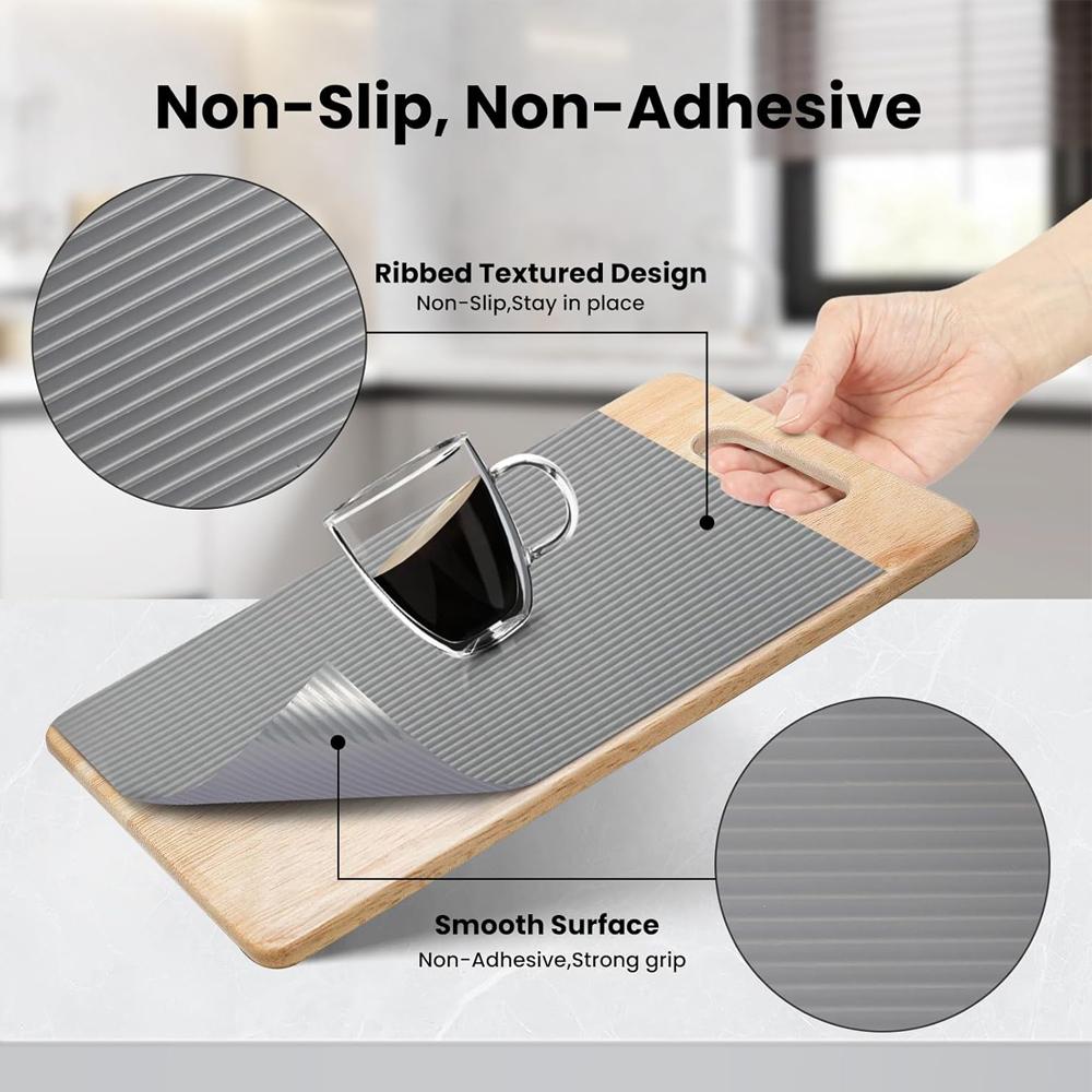 1 Roll Shelf Liner Kitchen Cabinet Drawer Liner Kitchen Shelf Liner Non-slip Easy-to-clean Liner Non-adhesive Refrigerator Liner