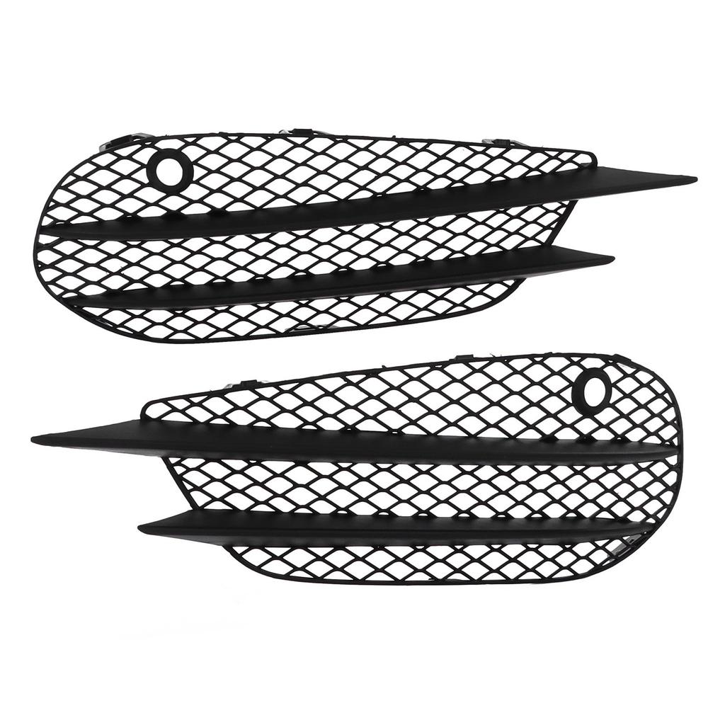 Front Bumper Fog Lamp Grille Replacement for Mercedes Benz C Class W205 C205 S205 AMG Line 2015?2018