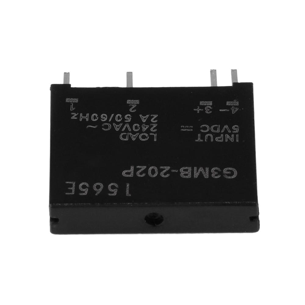 1Pcs/5Pcs DC 5V Solid State Relay Module G3MB-202P PCB SSR AC 240V 2A Snubber Circuit Resistor Relay G3MB 202P Relay Switch
