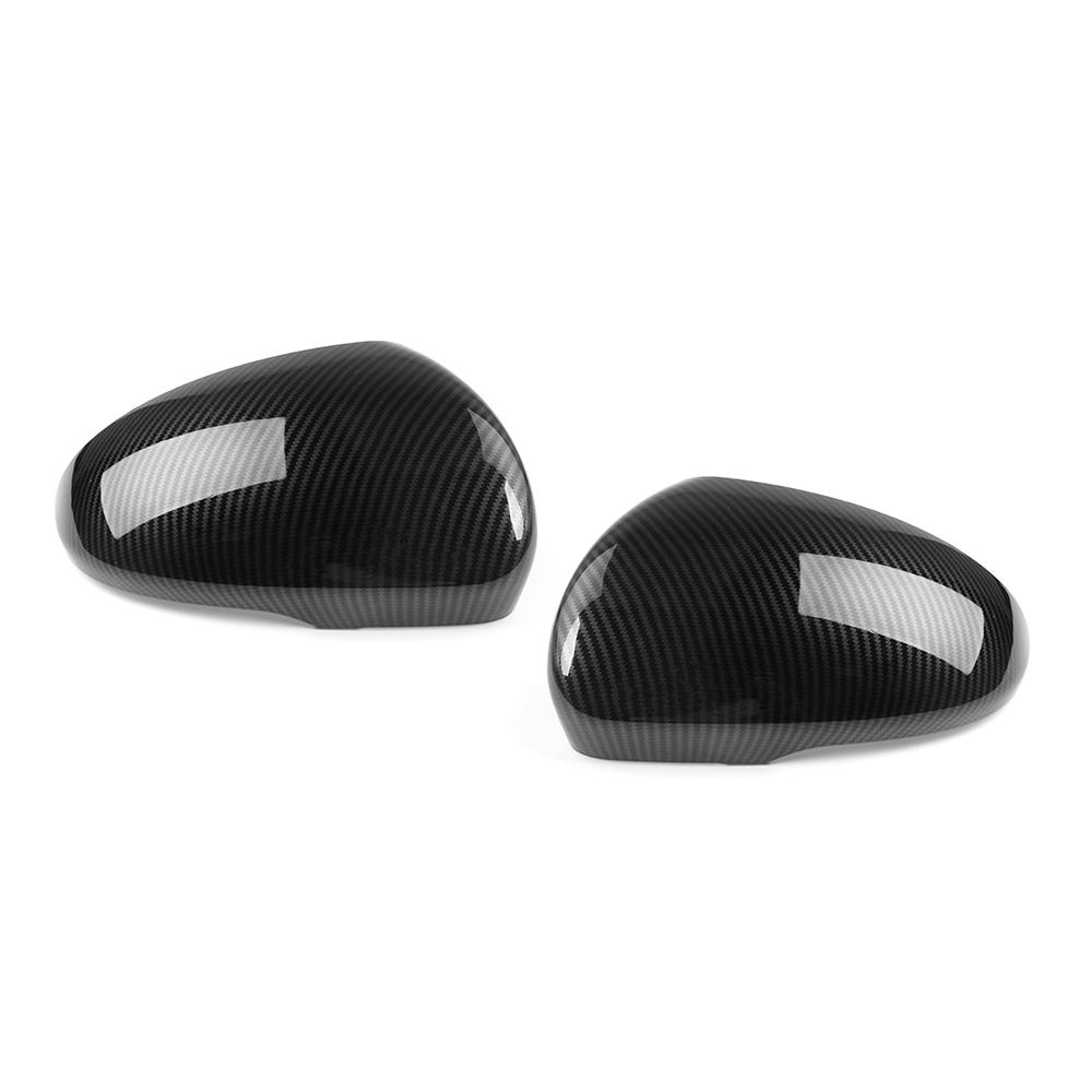 For KIA K7 Cadenza 2017- Carbon Fiber Rearview Mirror Cover Trim Exterior Decor Accessories