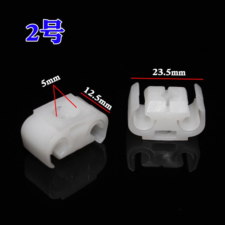 10pcs Car Body Chassis Oil Pipeline Harness Wire Water Pipe, Iron Pipe Interval Fixing Plastic Clip Buckle Audio Cable Finishing A 10pcs