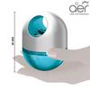Godrej Aer Twist Car Air Freshener Cool Surf Blue 45 G | Long Lasting Gel Fragrance | Spill Proof Car Perfume for Dashboard or Cup Holder