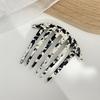 Acetate Sheet 6 Teeth Plate Hair Comb Insert Comb Hairpin Headwear Jewelry Ponytail Fork Comb Hair Clips Girls Gifts