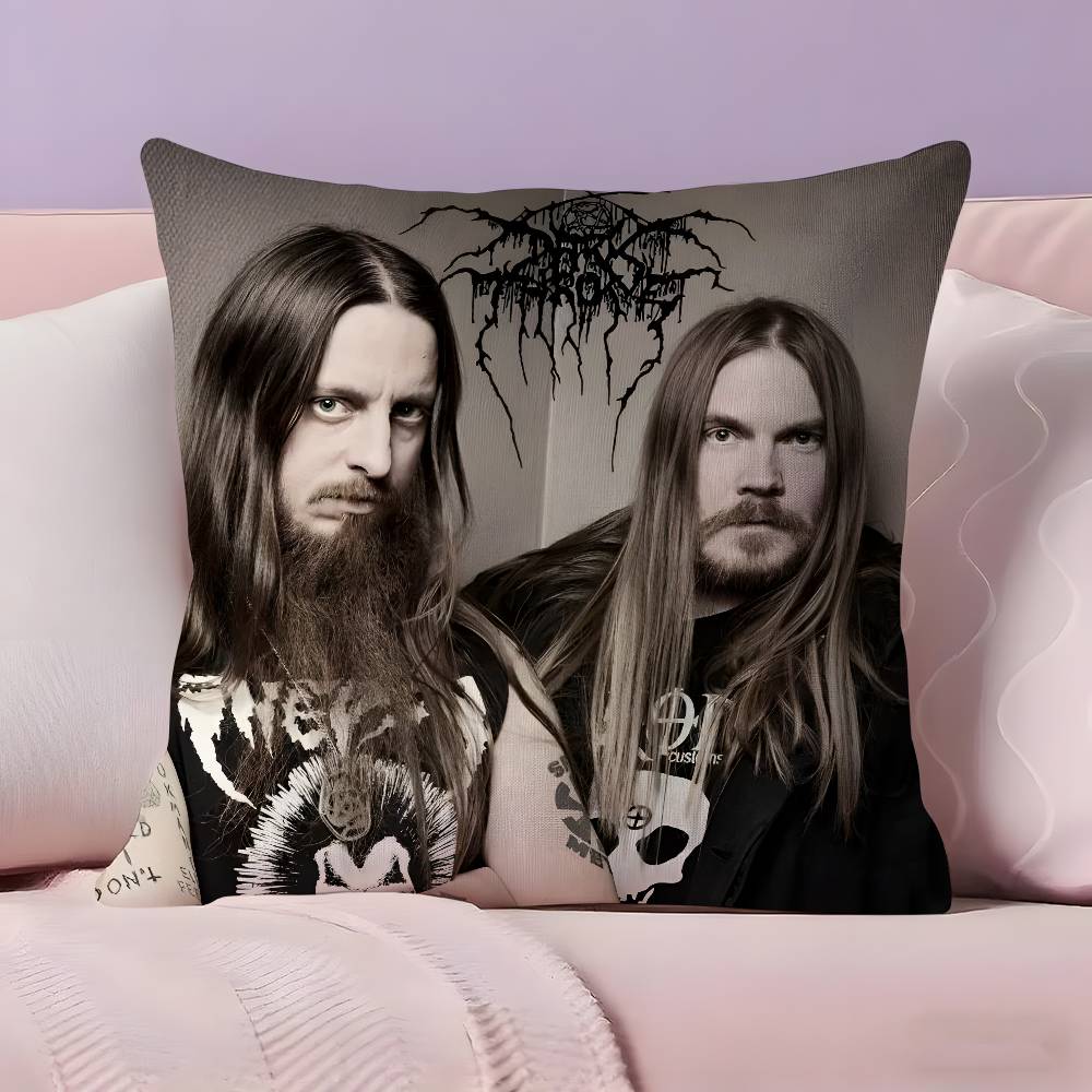 Band D-D-Darkthrones Pillow Case Ultra Soft Skin Friendly Fabric Cloud Like Comfort & Concealed Zipper