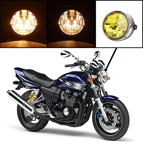 Ranzek Headlight for CB400SF, Hornet 250, CBX400, VTR250, Jade, and CB250F (Yellow Cover)
