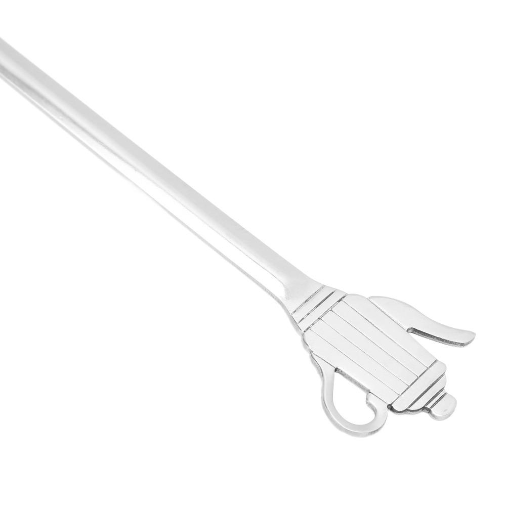 Stainless Steel Coffee Scoop Long Handle Silver Long Handle Coffee Scoop High Polish Coffee Measuring Spoon Coffee Making