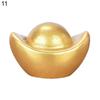 Auspicious Imitation Gold Ingot Ornament Plastic Mascot Display Crafts Home Decor