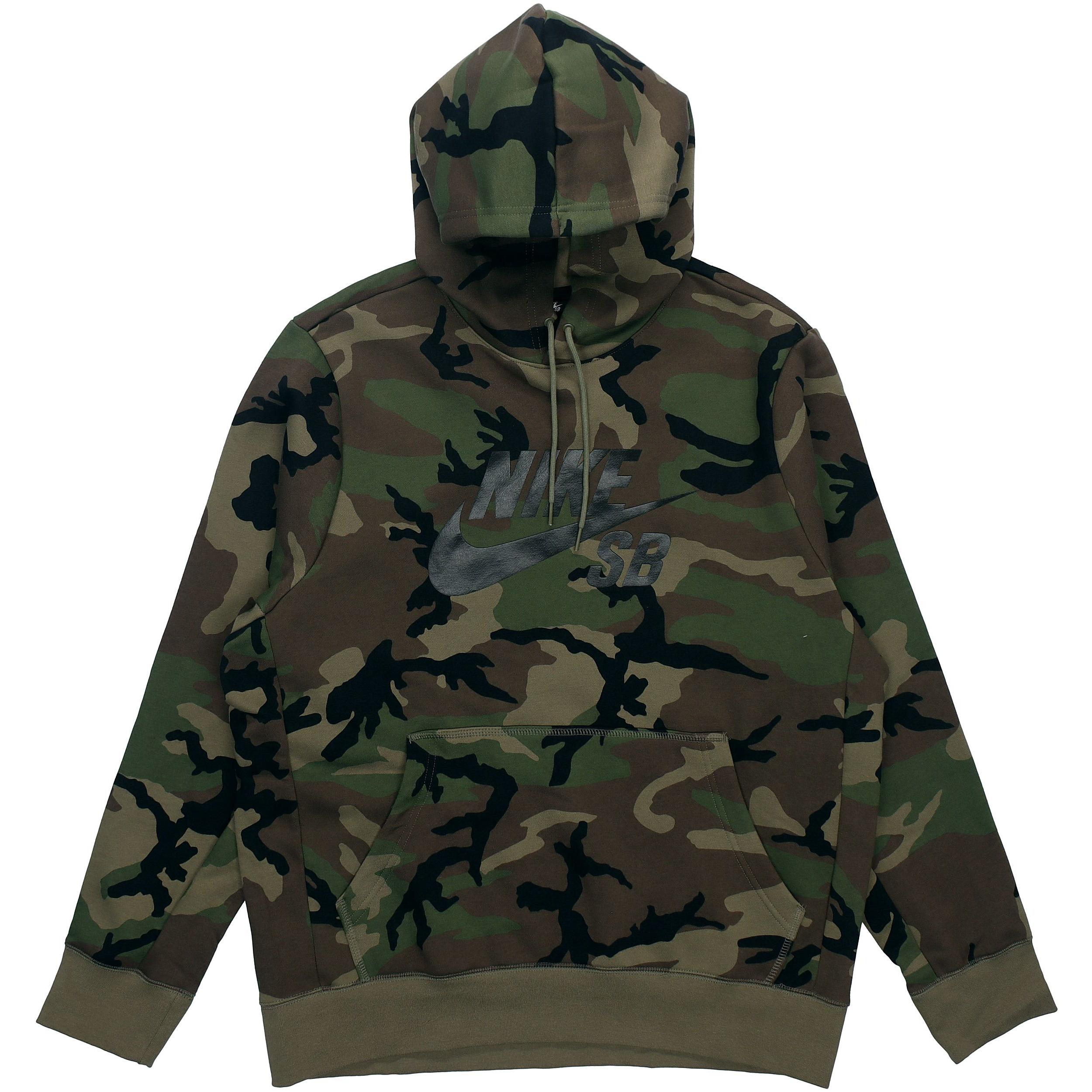 Nike SB Skateboard Fleece Hooded Pullover Men s Olive Green CN5354-222 L