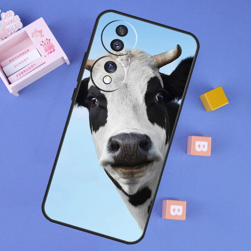 Funny Cow Face Case For Honor 200 400 Lite 50 70 90 X9a X9b X9c X9d X8b X8c Win RT Magic 7 5 6 8 Pro Cover