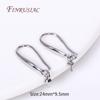 Brass Thin Chain Ear Wire For Earrings Making Findings Trendy 18K Gold Plated Long Tassel Earwire DIY Fashion Jewelry For Women