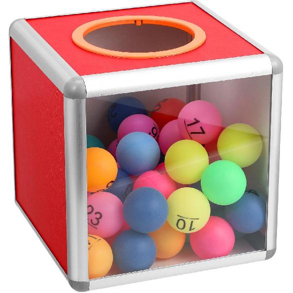 Happyyami Box Square Raffle Ball Game Box Multifunctional Storage Ticket Box Card Bonus Draw Box for Business Annual Meeting Fundraising Supplies