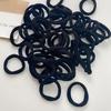 50/100 Stück Hochelastische Haargummis für Damen Mädchen Schwarz Basic Haargummi Haarreif Einfacher Pferdeschwanzhalter Kopfschmuck Haarschmuck