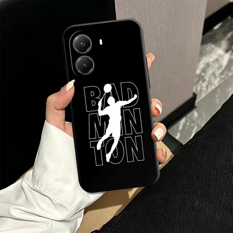 

Badminton Sport Soft Phone Case for Xiaomi Poco X5 X6 X7 X8 Pro Max X3 F7 F8 Ultra M8 M7 M6 M5 Redmi 15 15C 14C 13C 12C X4 F6 Xiaomi Poco X5 Pro