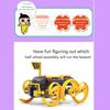Academy Science Half Wheel Robot Model Building Kits