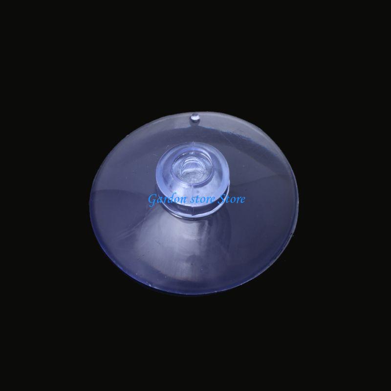 B0KB 100 Pcs Clear Suction Cups Without Hooks PVC Plastic Sucker Utility Sucker Pads