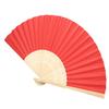 Handheld Folded Craft Fans with Traditional Craftsmanship, Japanese Chinese Fans Blending Bamboo and Paper for Use as Wedding Party Favors and Home