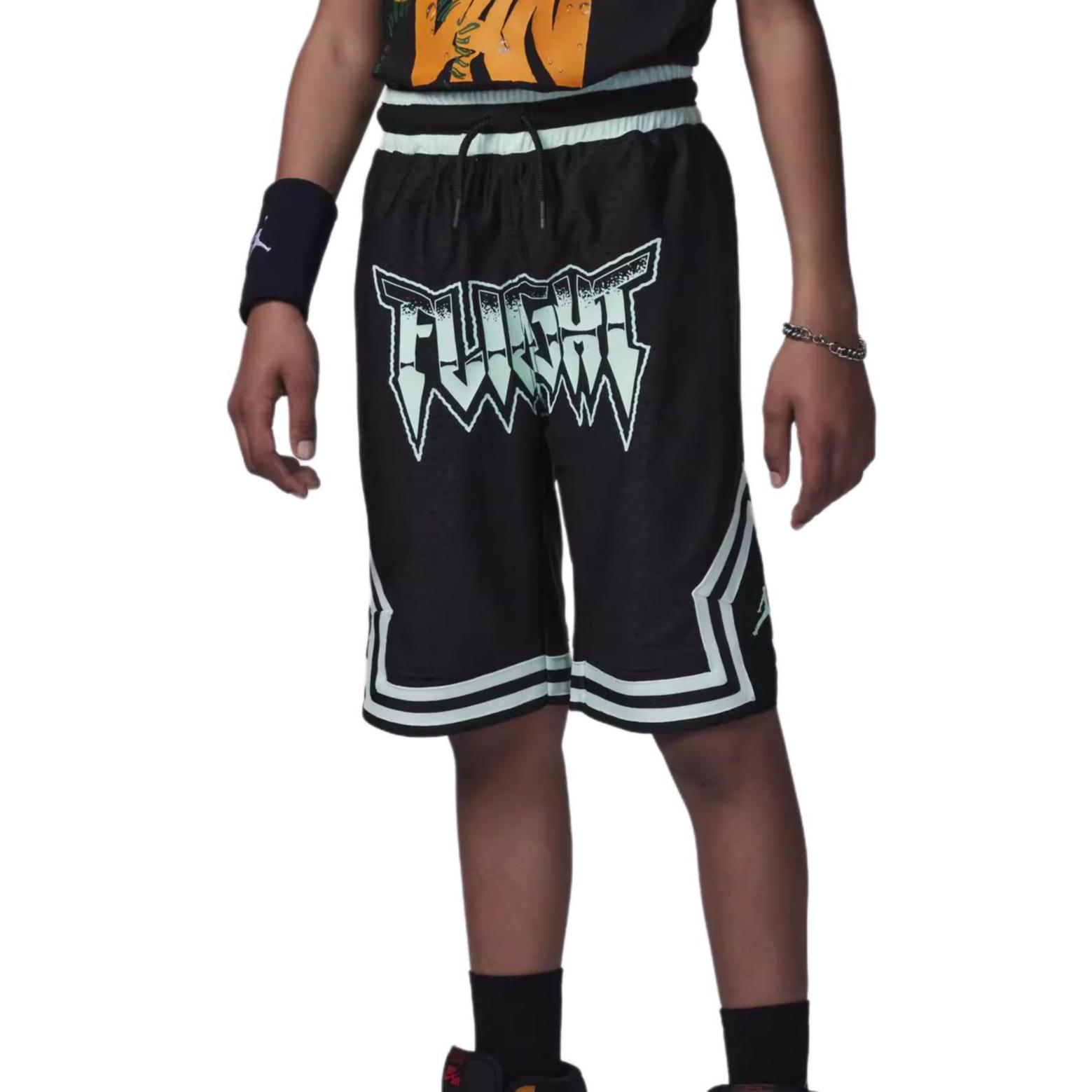 (GS) Air Jordan MJ Sport Diamond Shorts Black Kids HM4750-010 S