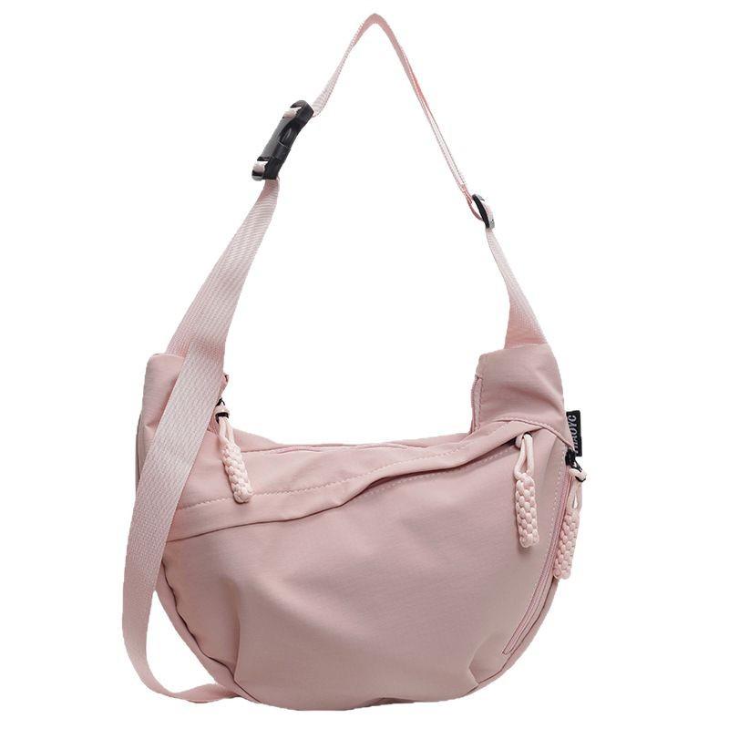 Bag Crossbody Bag Women's Canvas Bag Commuter Women's Korean Lazy Style Dumpling Bag