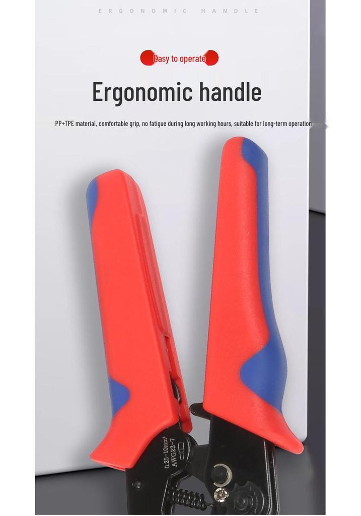 Multifunctional Crimping & Wire Stripping Tool Set for Ferrule and Pin Terminals