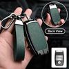 3/4 Button Zinc Alloy Leather Car Key Case For Kia Kx3 Kx5 K3S Rio Ceed Cerato Optima Sorento Niro Soul Key Fob Car Key Case